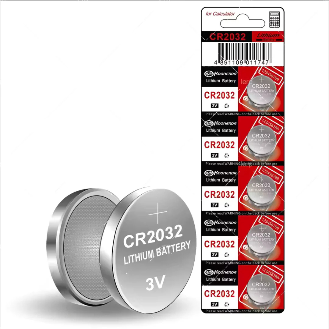 CR2032 Lithium 3V Batteries (5-Pack) | High Capacity & Long-Lasting Power